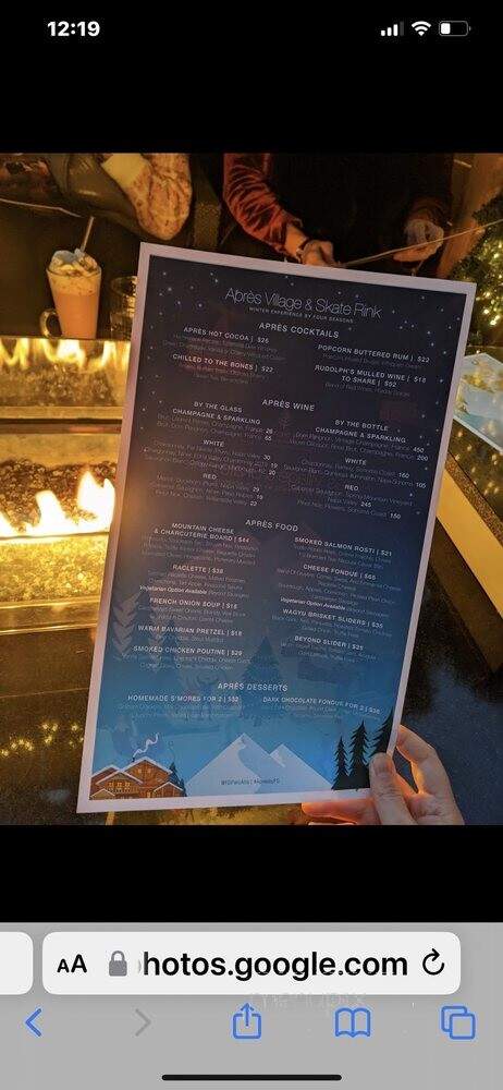 Apres Winter Lounge - East Palo Alto, CA menu_pic