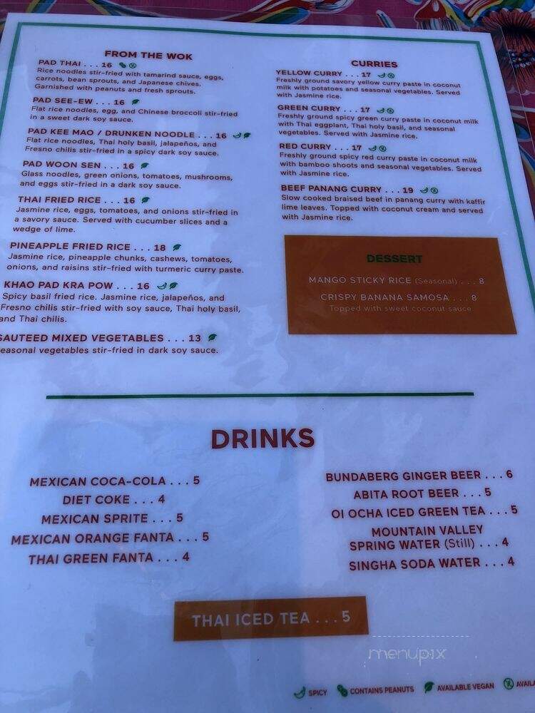 Sticky Rice Echo Park - Los Angeles, CA menu_pic