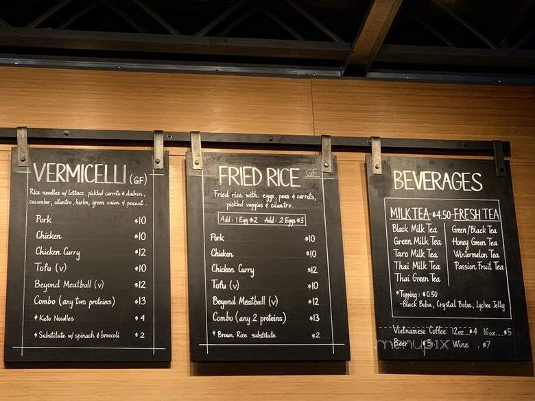 Vinason Pho And Grill - Sammamish, WA menu_pic
