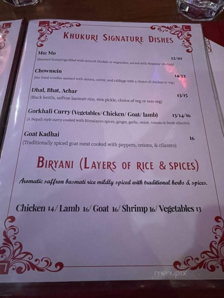 Khukuri Nepali Cuisine - Front Royal, VA