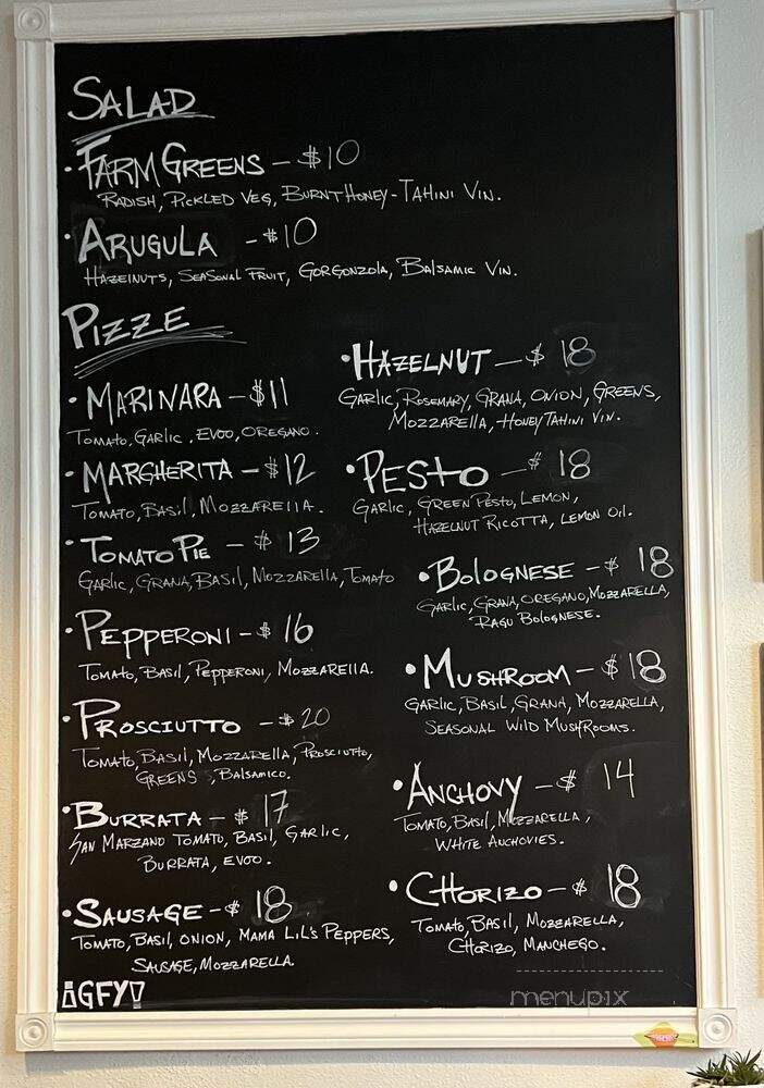 Nonavo Pizza - Vancouver, WA menu_pic