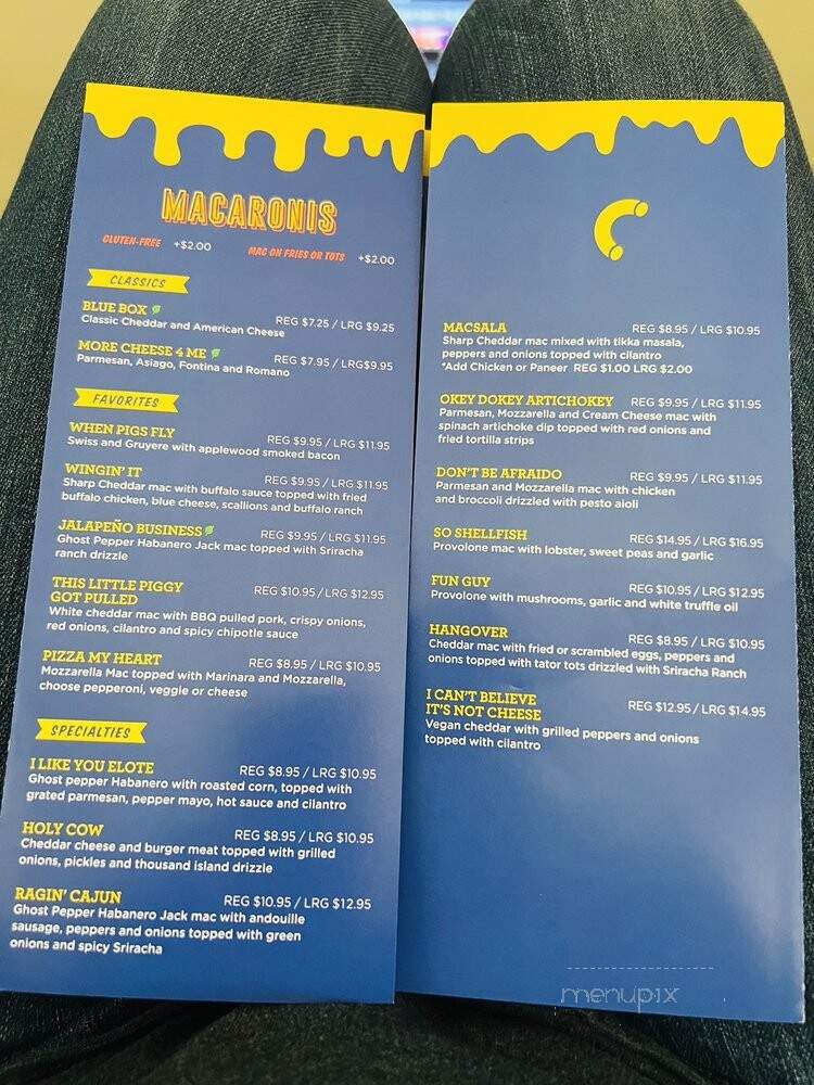 Elbows Mac N Cheese - Gilbert, AZ menu_pic