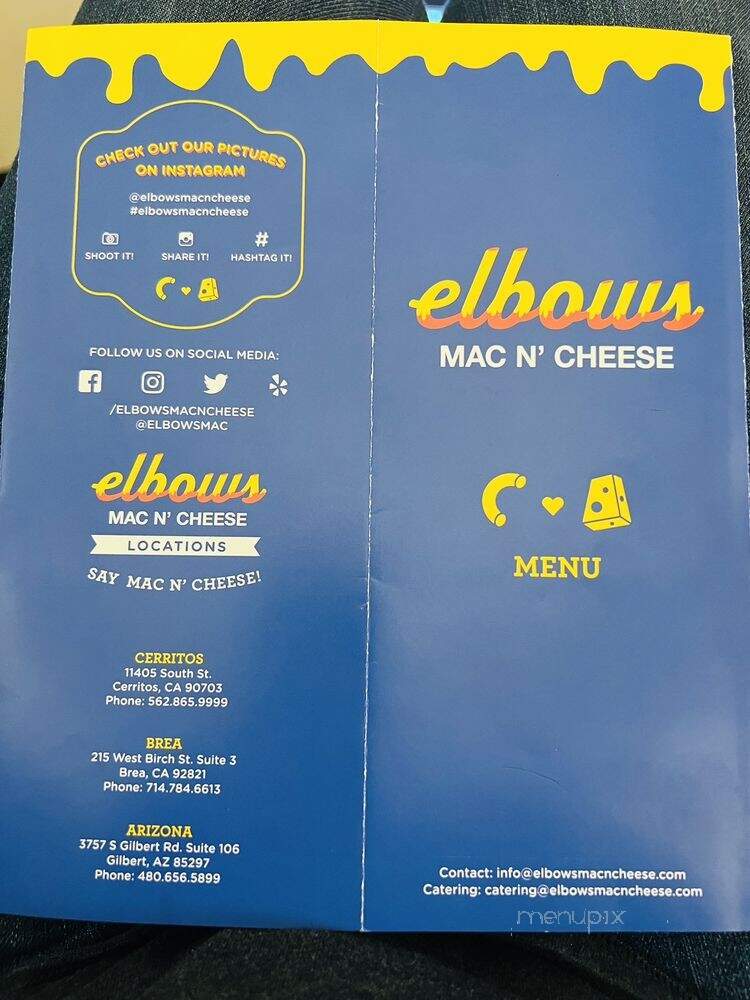 Elbows Mac N Cheese - Gilbert, AZ menu_pic