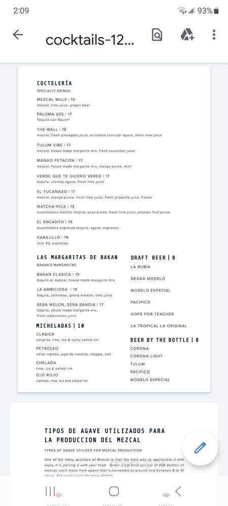 Bakan Wynwood - Miami, FL menu_pic