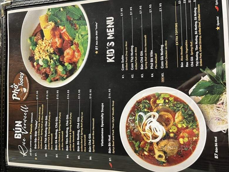 Pho Today - Fort Lee, NJ menu_pic