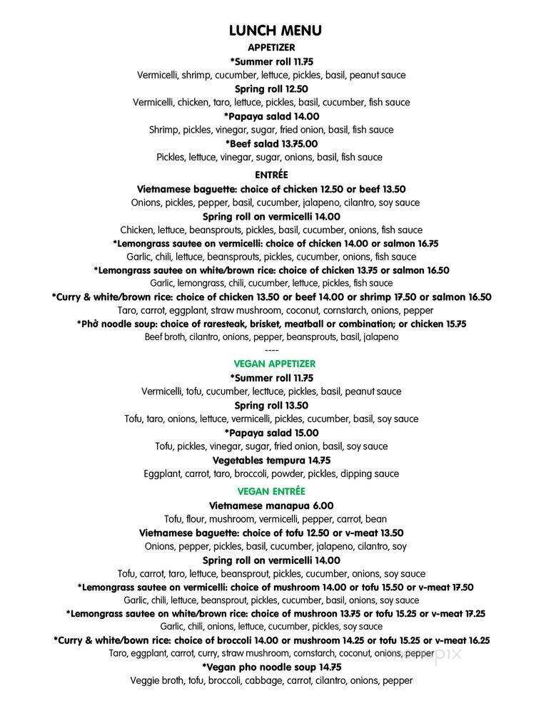 The Ripple of Smiles - Honolulu, HI menu_pic