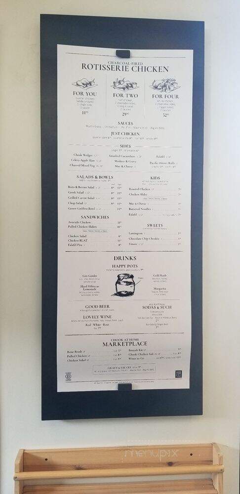 Chook Charcoal Chicken - Denver, CO menu_pic