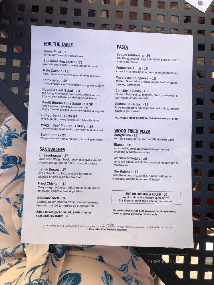 Tin Canteen - Paso Robles, CA menu_pic
