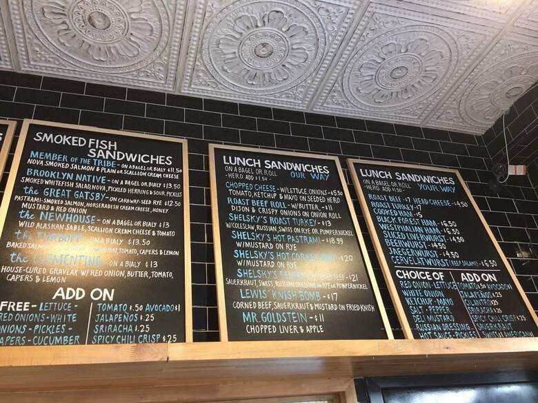 Shelsky's Brooklyn Bagels - Brooklyn, NY menu_pic