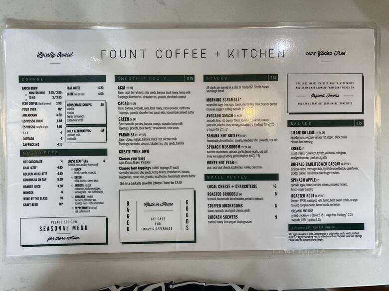 Fount Coffee + Kitchen - Morrisville, NC
