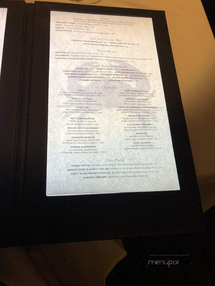 Truluck's Seafood, Steak and Crab House - Rosemont, IL menu_pic