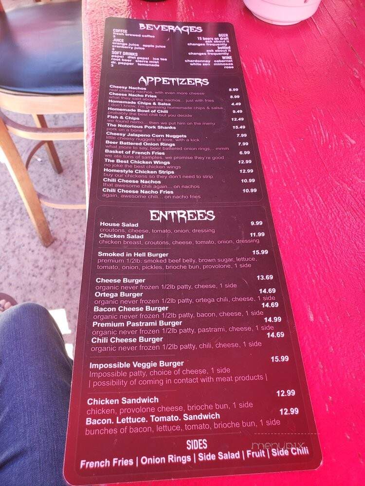 Hell's Kitchen Motorsports Bar & Grill - Lake Elsinore, CA menu_pic