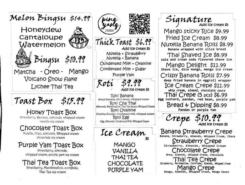 Ping Yang Thai Grill & Dessert - San Francisco, CA