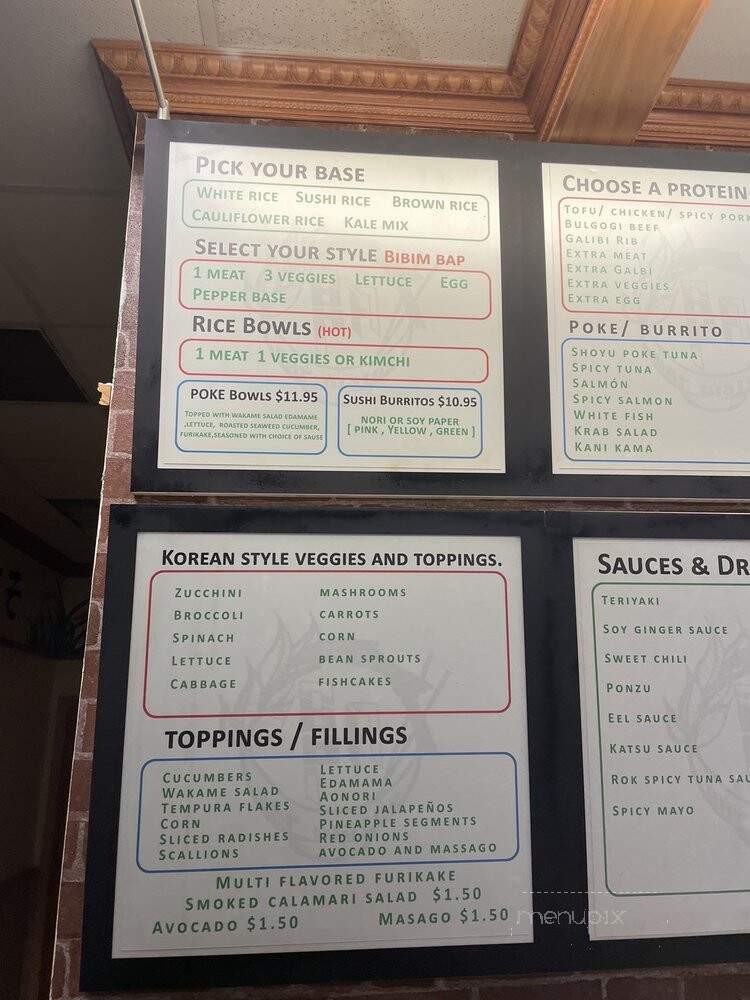 Bap Bistro - Sunrise, FL menu_pic