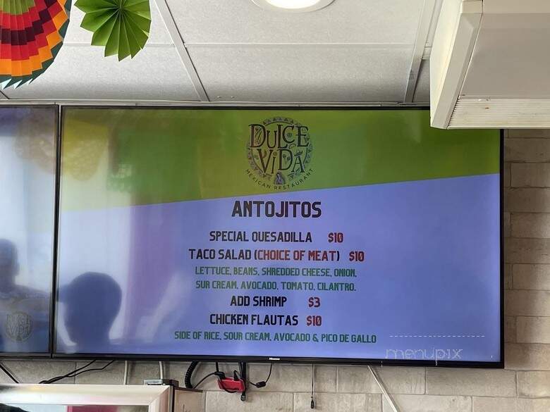 Dulce Vida Mexican Restaurant - Miami Beach, FL menu_pic