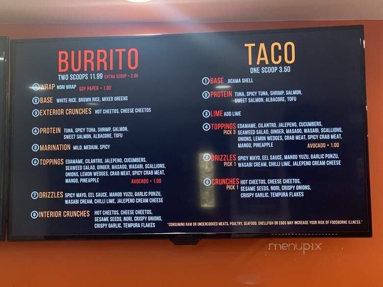 PokiTomik - Glendale, CA menu_pic