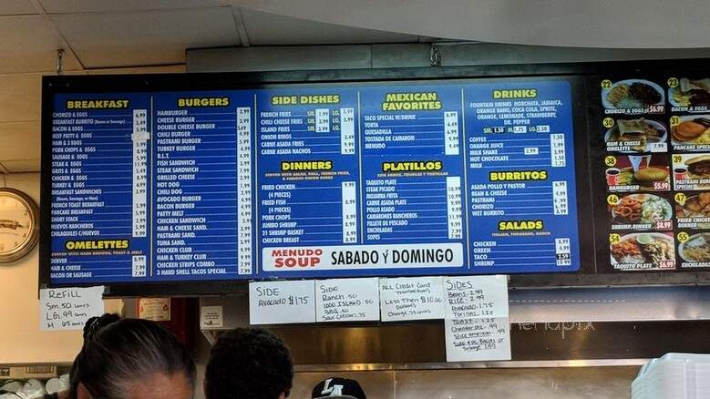 Durango Burger - Inglewood, CA menu_pic