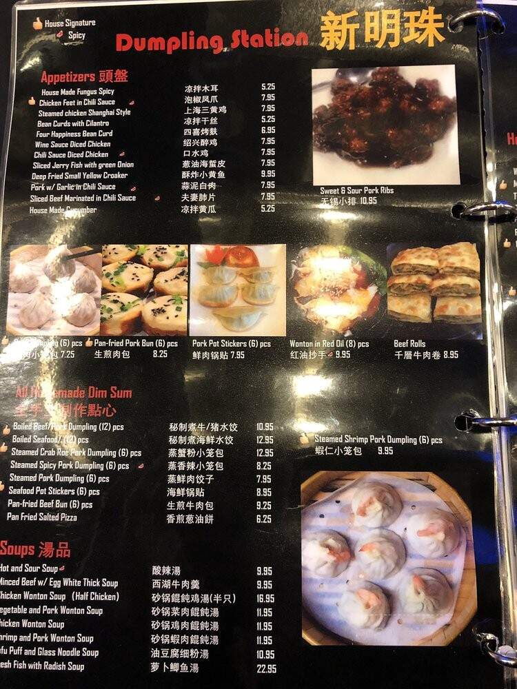 Dumpling Station - Sunnyvale, CA menu_pic