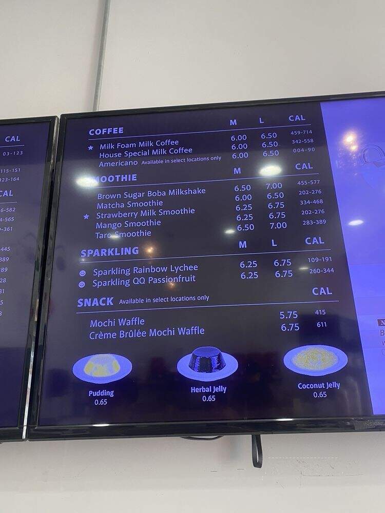 Gong Cha - Gardena, CA menu_pic