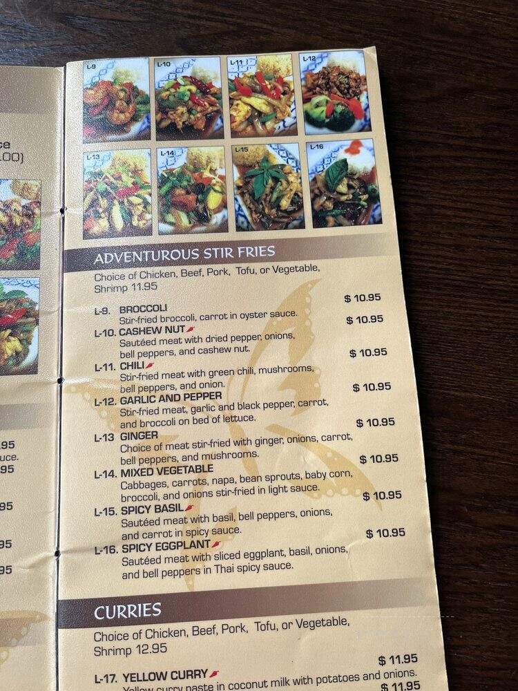 Kanok Thai Bistro - Costa Mesa, CA menu_pic