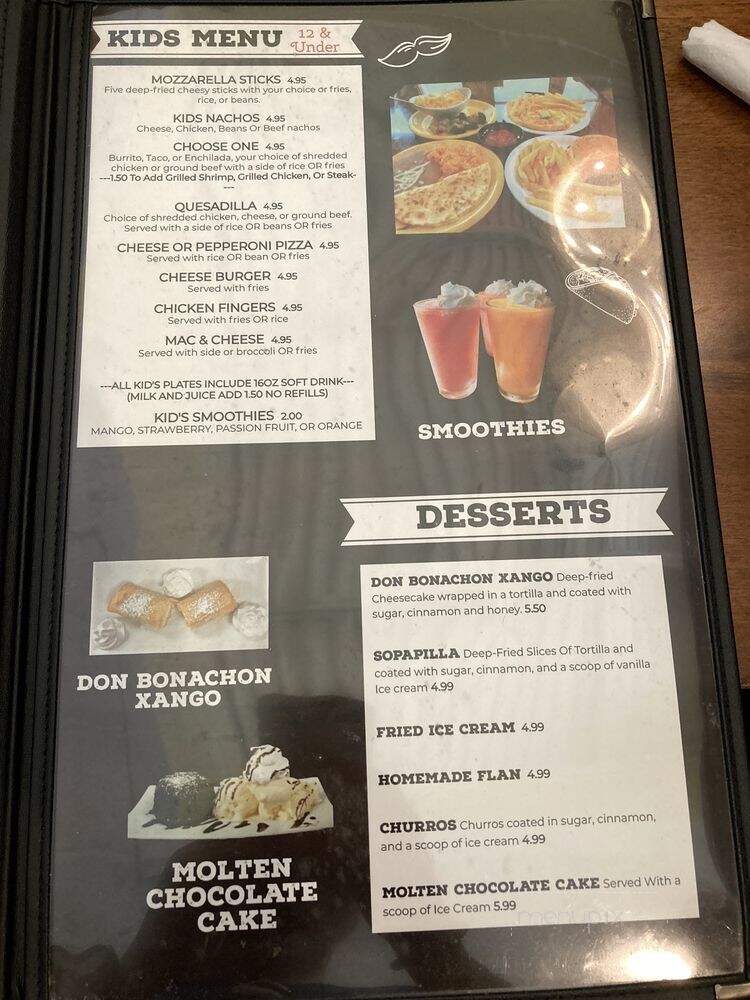 Don Bonachon Mexican Bar & Grill - Suwanee, GA menu_pic