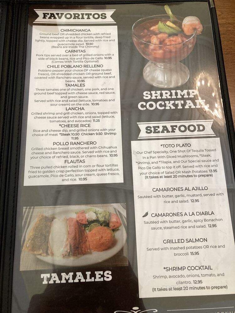 Don Bonachon Mexican Bar & Grill - Suwanee, GA menu_pic