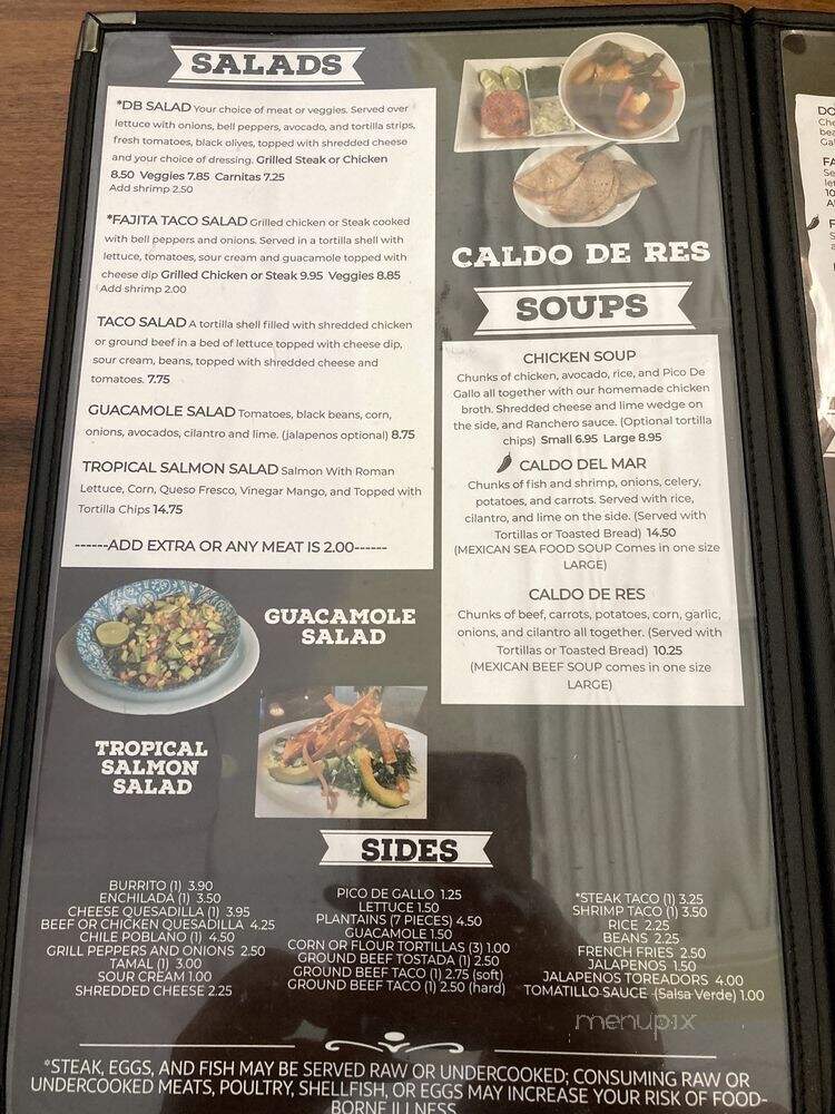Don Bonachon Mexican Bar & Grill - Suwanee, GA menu_pic