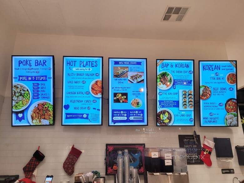 Blue Whale Poke Bar & Grill - San Mateo, CA menu_pic