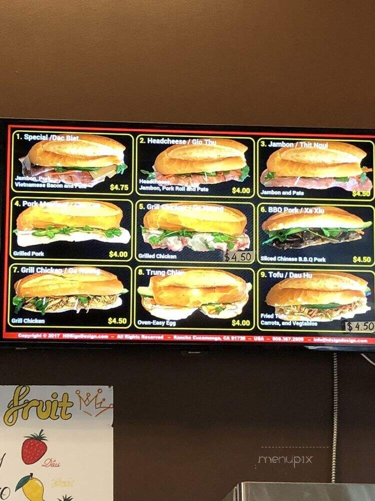Xuan - Seattle, WA menu_pic
