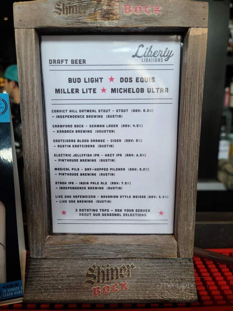 Liberty Barbecue - Round Rock, TX menu_pic