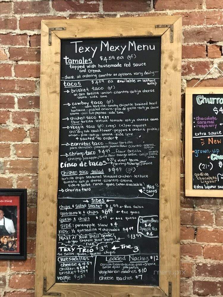 Texy Mexy - Noblesville, IN menu_pic