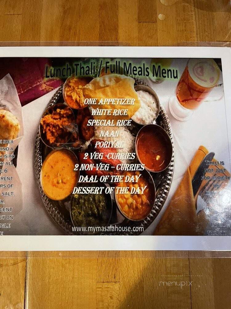 Masala House Indian Bistro - Pittsburgh, PA menu_pic