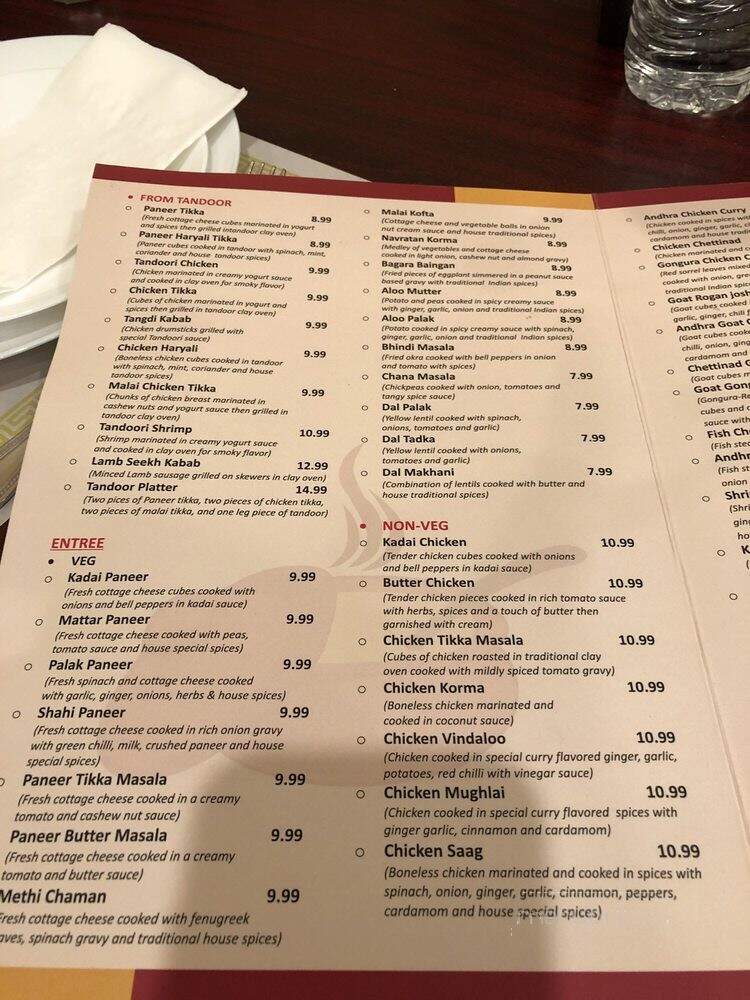Parivaar Restaurant - Mechanicsburg, PA menu_pic