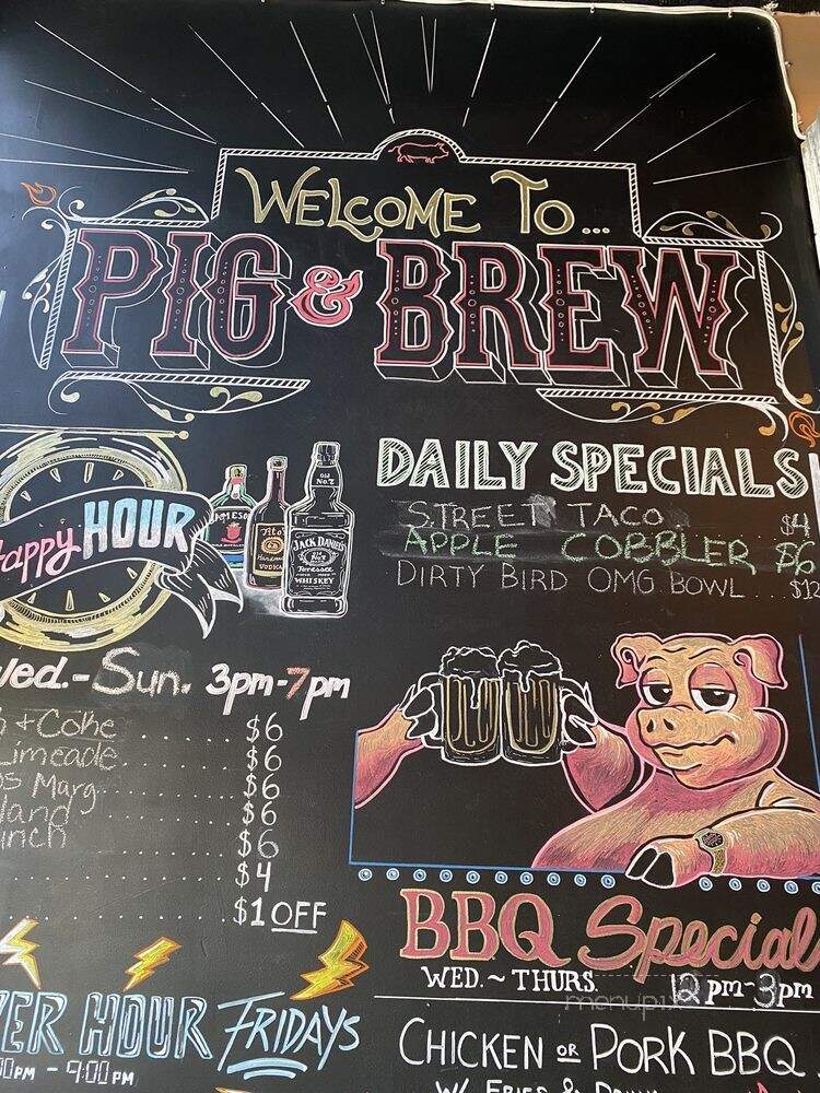 Pig & Brew - Richmond, VA menu_pic