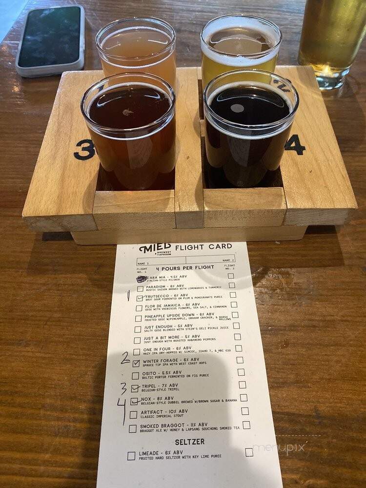 Miel Brewery & Taproom - New Orleans, LA menu_pic