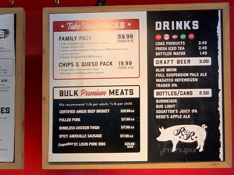 R&R BBQ - North Salt Lake, UT menu_pic