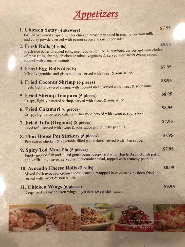 Ton Kob Thai Bistro - Roseville, CA menu_pic