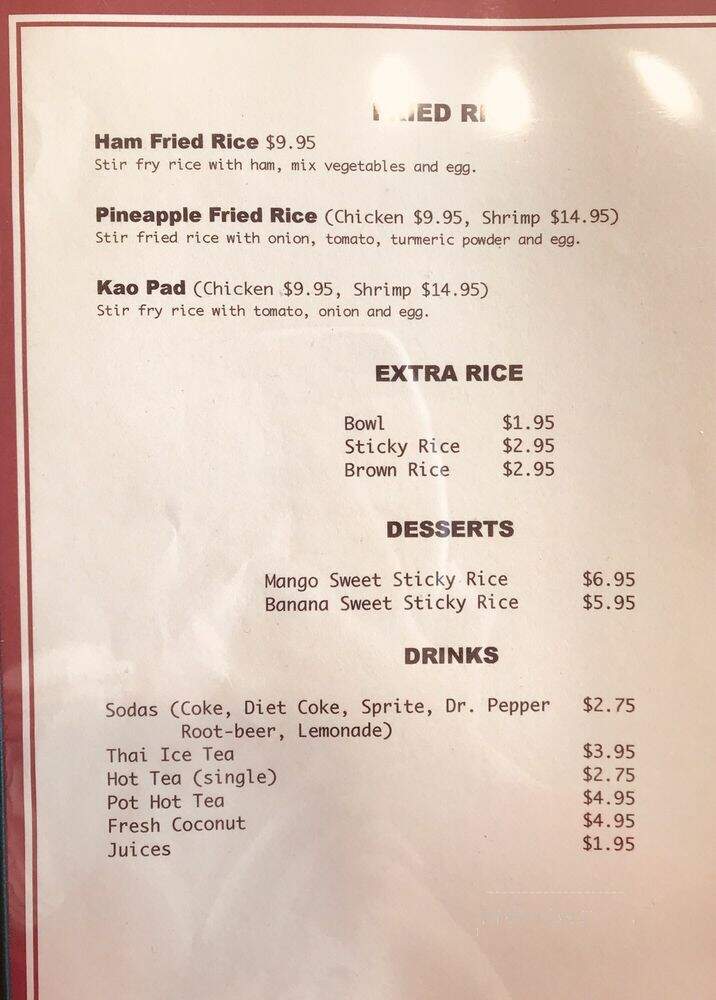 Mekong Cafe - Midvale, UT menu_pic