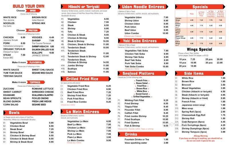 Mirin Asian Eatery - Fayetteville, NC menu_pic