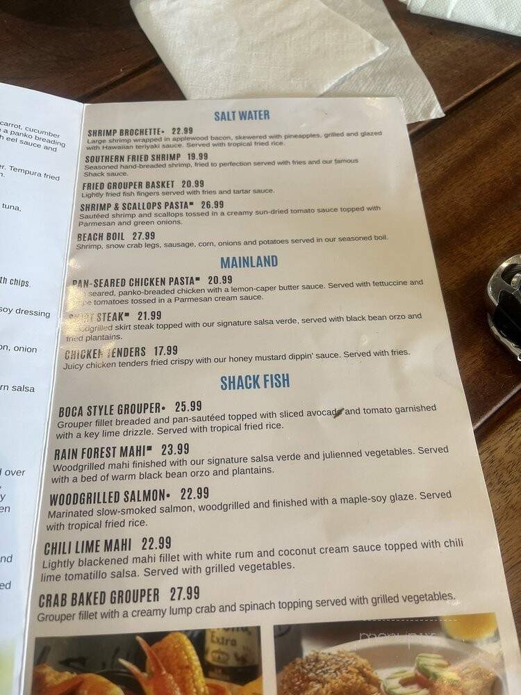 Salt Life Food Shack-Fernandina Beach - Fernandina Beach, FL menu_pic