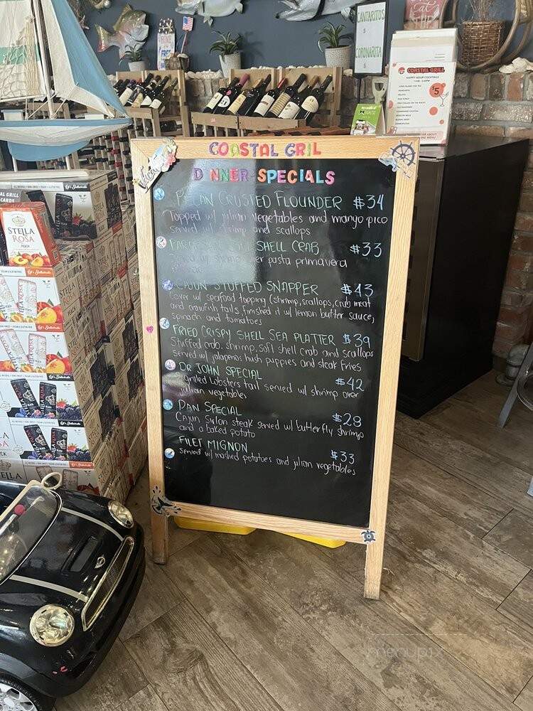 Coastal Grill - Galveston, TX menu_pic