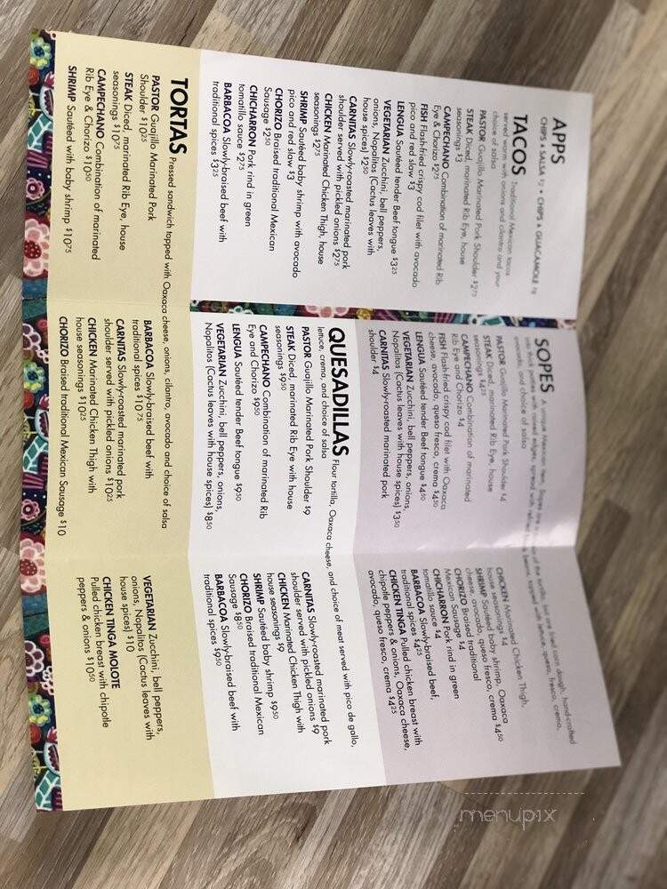 Reyna's Taqueria - Sarasota, FL menu_pic