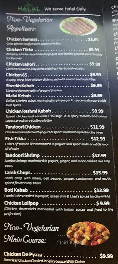Masala Twist and Grill - Linden, NJ menu_pic