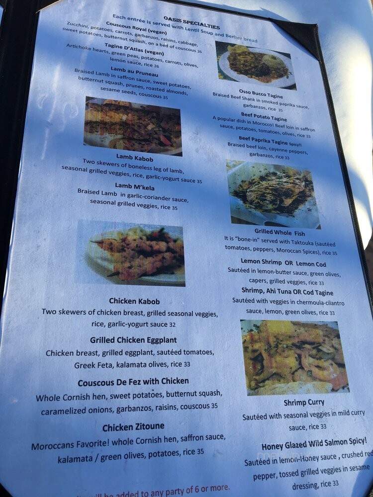 Oasis Restaurant & Catering - Pismo Beach, CA menu_pic