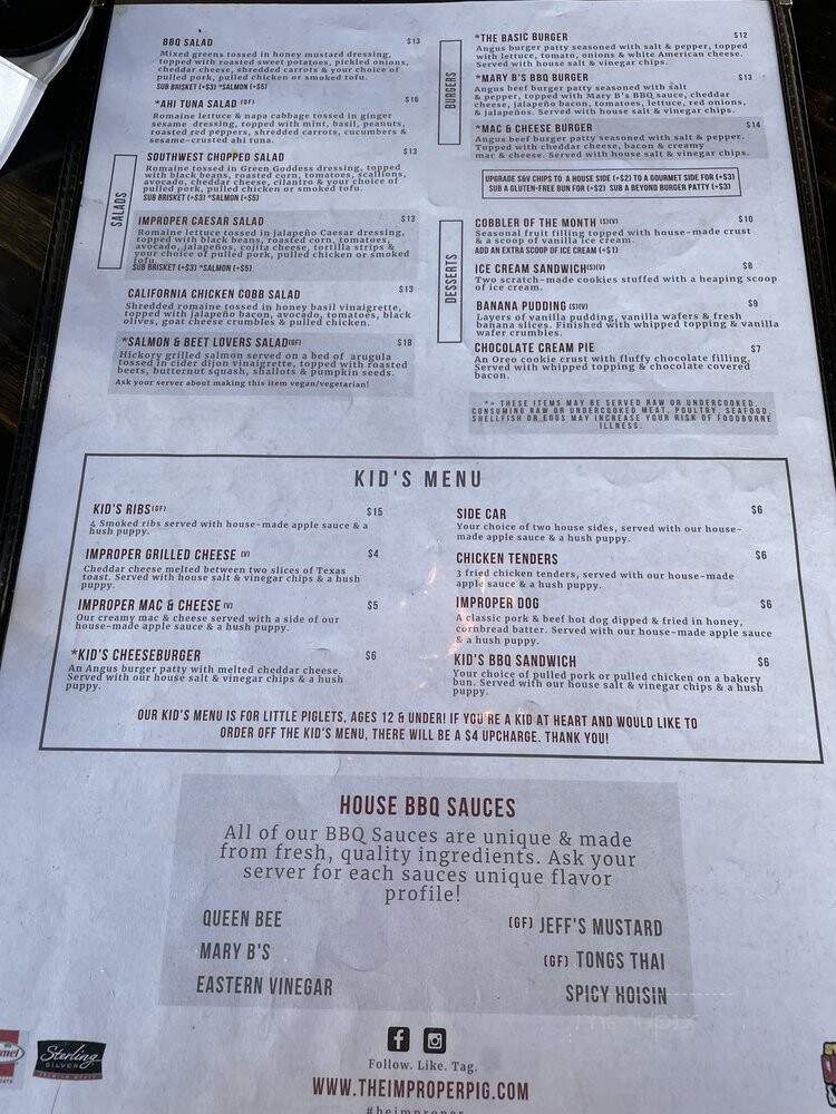 The Improper Pig - Fort Mill, SC