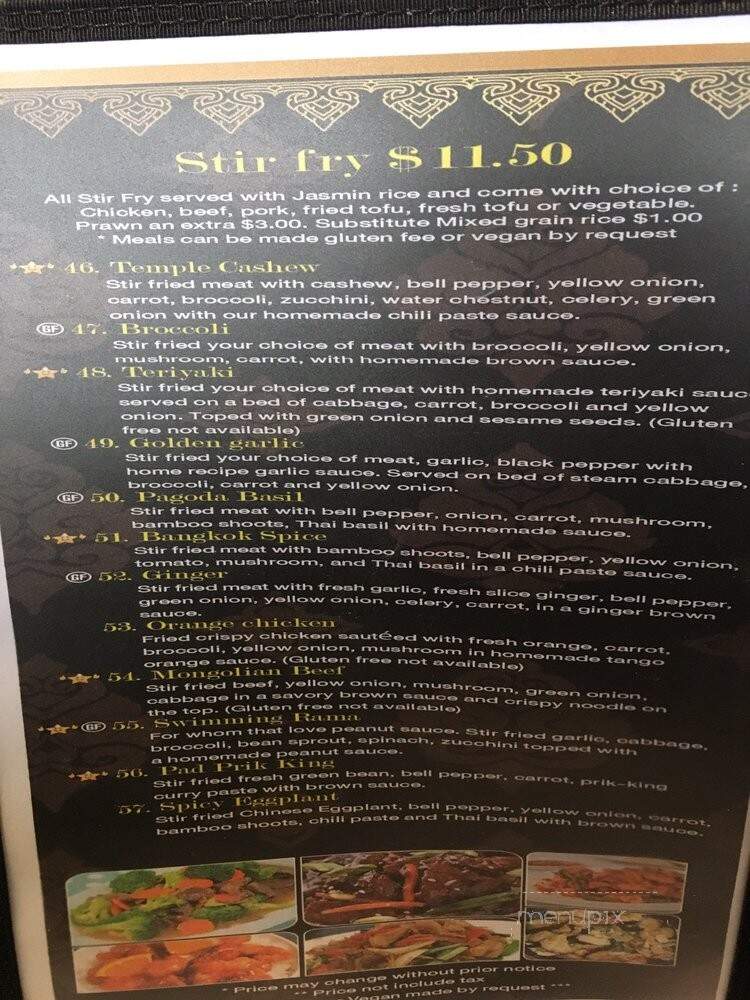 Stanwood Thai - Stanwood, WA menu_pic