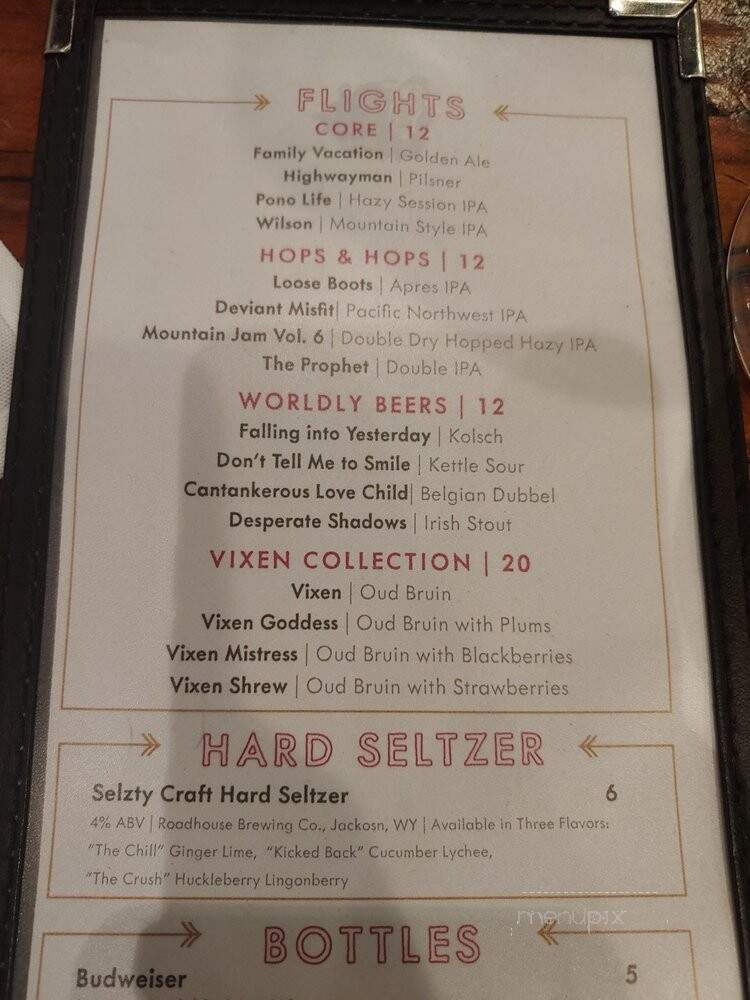 Roadhouse Brewing Company - Jackson, WY