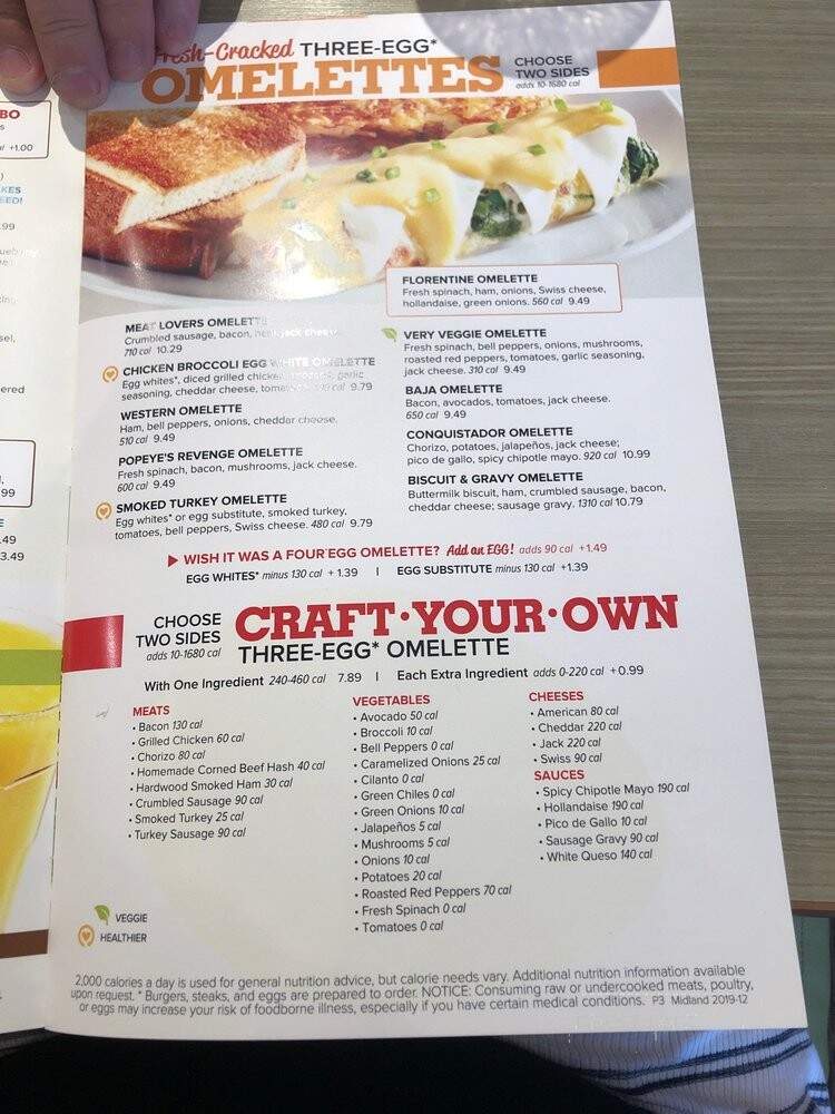 Jimmy's Egg - Midland, TX menu_pic