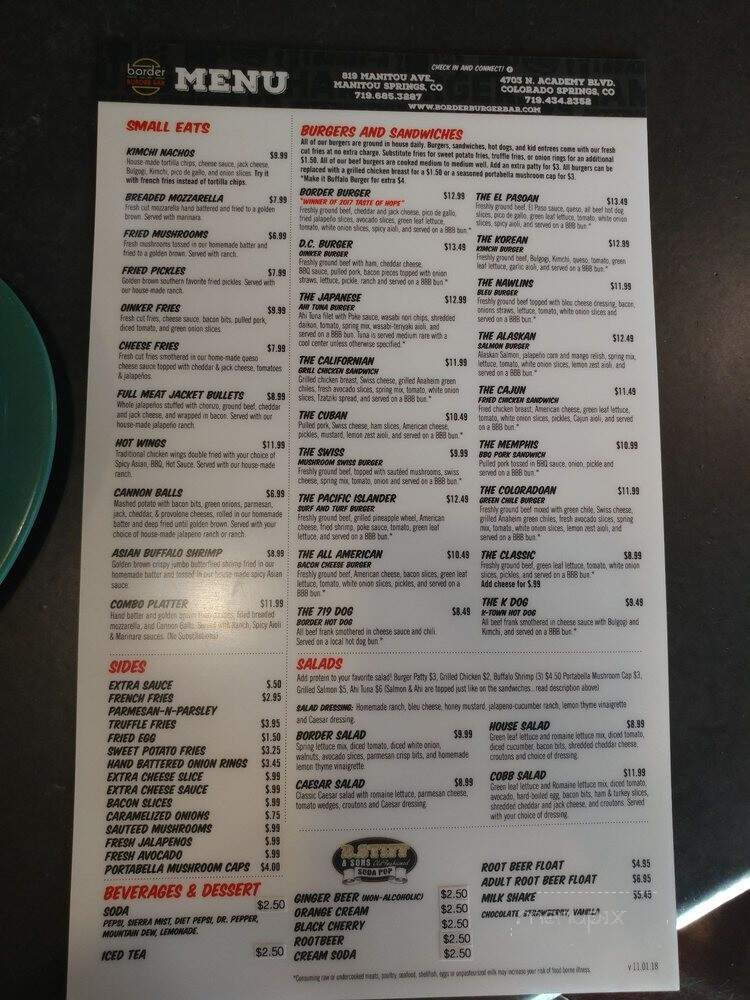 Border Burger Bar - Colorado Springs, CO