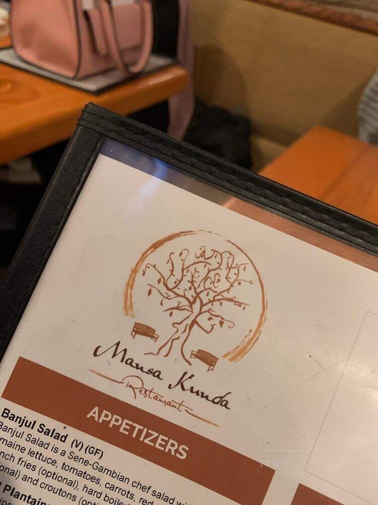 Mansa Kunda - Takoma Park, MD menu_pic